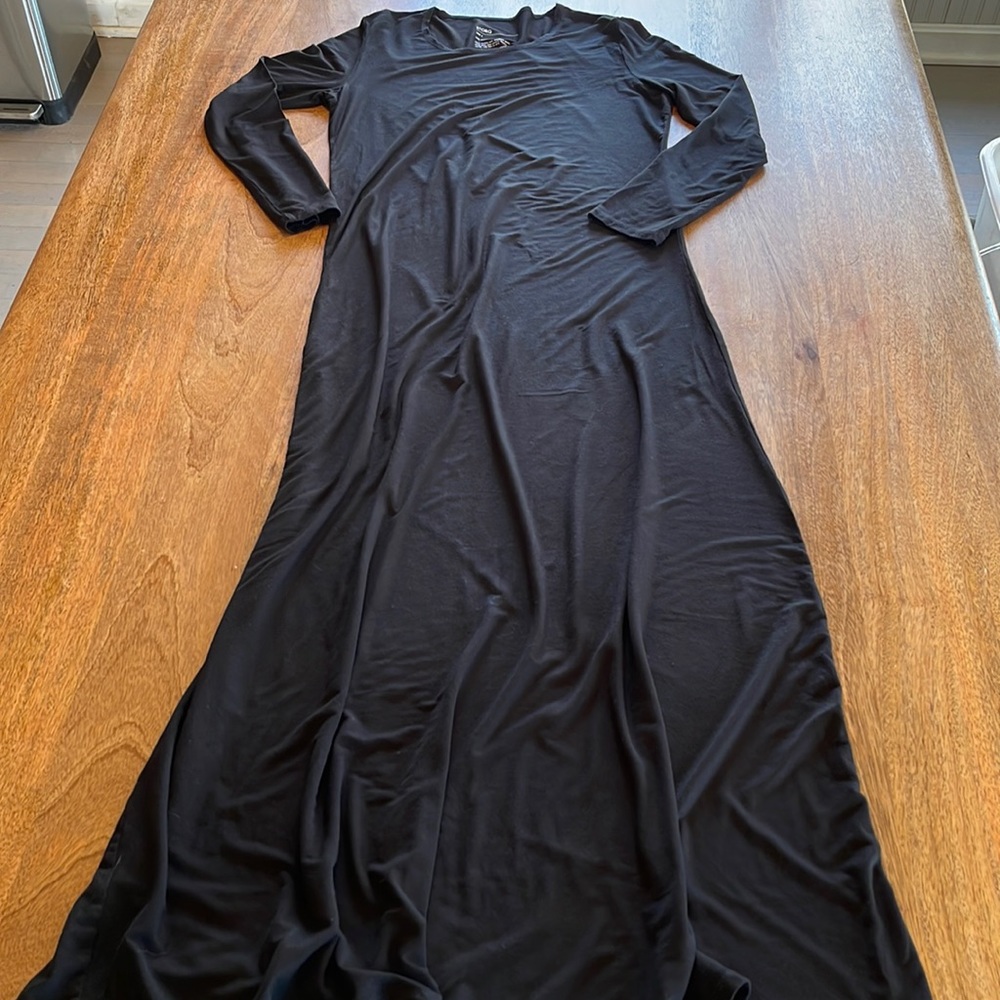 Storq Maxi Long Sleeve Dress